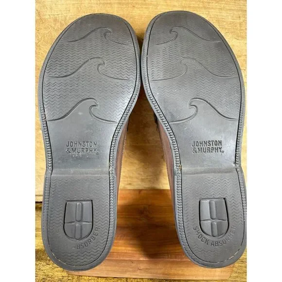 Johnston‎ & Murphy Mens Penny Loafers Leather Casual Dress Shoes 10M - Picture 6 of 9